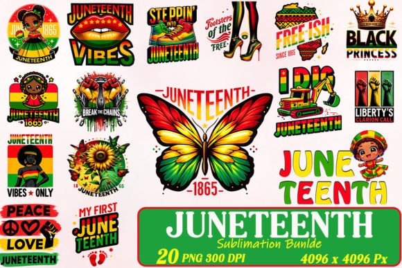 Download Juneteenth Sublimation Design Bundle - Juneteenth Collection