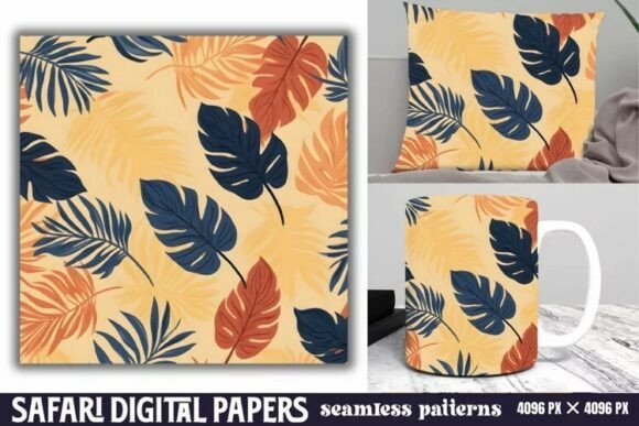 Download Safari Digital Papers Pattern - Premium Resources