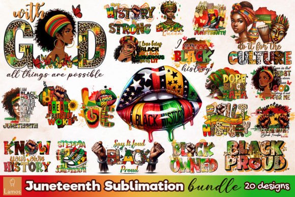 Download Juneteenth Sublimation Bundle - Juneteenth Collection