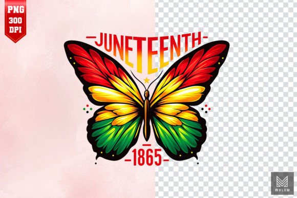 Download Juneteenth 1865 Butterfly Sublimation - Juneteenth Collection
