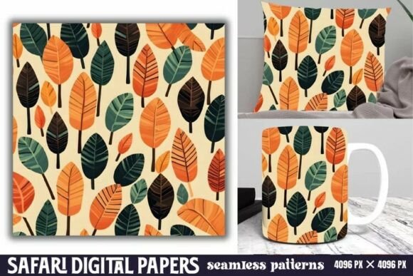 Download Safari Digital Papers Pattern - Premium Resources