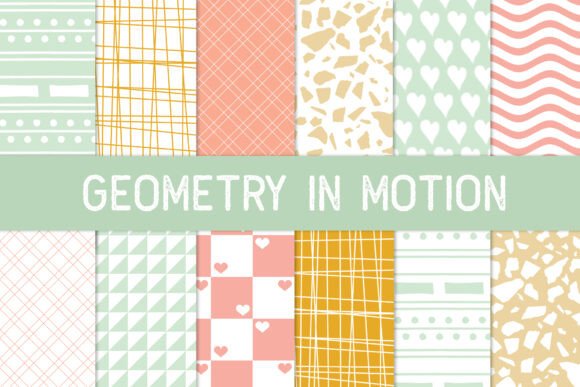 Download Geometry in Motion Pastel Patterns - Pastel patterns Collection