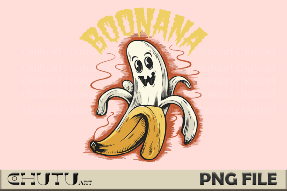 Download Boonana PNG - Cute Spooky Fruit Design - Premium Resources