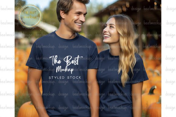 Download Steel Blue Fall Halloween T-shirt Mockup - Blue fall Collection