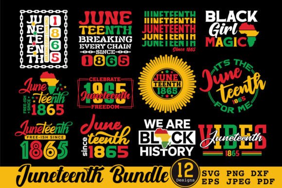 Download Juneteenth SVG Bundle Black History Mont - Juneteenth Collection