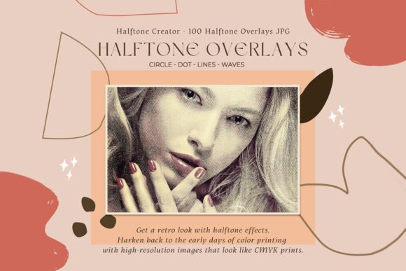 Download 100 Vintage Halftone Photo Overlays - Premium Bundle