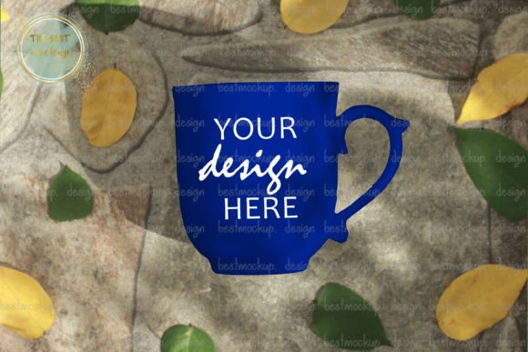 Download Reflex Blue Fall Coffee Mug Mockup - Premium Resources